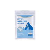 Pet Herbal Gloves, Cleaning Wipes No-Bath No-Wash Non-Woven Gloves For Feline Handling