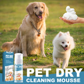 Pet Dry Cleaning Mousse Body Wash For Young Cats And Dogs Wash Free To Remove Odor And Smooth Hair Cleaning