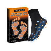 HOUKEA Tourmaline Ionic Body Health Socks, Winter Outdoor Sports Cold And Wind Warm Foot Care Massage Socks