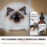 Pet Extracorporeal Insect Repellent Drops, Cats And Dogs Clean To Remove Ticks And Fleas Drops