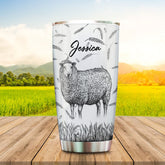 Sheep The Perfect Day Personalized Tumbler