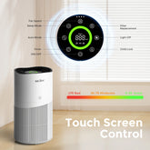 HEPA Air Purifier for Large Rooms for Household HEPA Filter Efficient Purifying Smoke, Pollen, Pet Dander, and Dust Air Purifier