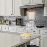 Kitchen Tools Mills Hand Cranking Operation Grain Grinder Silver