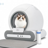 DOEL Automatic Cat Litter Box Self Cleaning with App Control & Cat Litter Mat Smart Cat Toilet for Multiple Large Cats