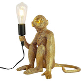 Retro Monkey Wall Light Creative Resin Wall Lamp Sitting Monkey Hanging wall Shape Bedroom Study Home Decor Wall Table Lamp