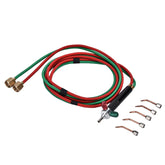 Jewelry Tools Jewelry Processing Equipment Oxygen Welding Torch Tools Flame Gun with 5 Tips Gold Silver Copper Welding Tools