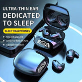Mini Headphones Bluetooth Invisible Wireless Headset,Sleep Earphone With Mic Sports Waterproof in-Ear Earbuds for Small Ears