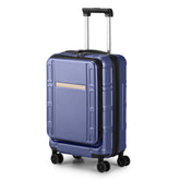 Carry on Luggage 22 X 14 X 9 Airline Approved, ABS+PC 20 Inch Luggage with Front Compartment, Double Spinner Wheels, TSA Lock