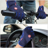 Winter Gloves Touch Screen Windproof Thermal Gloves for Cold Weather Outdoor Cycling Motorcycle Non-Slip Gloves