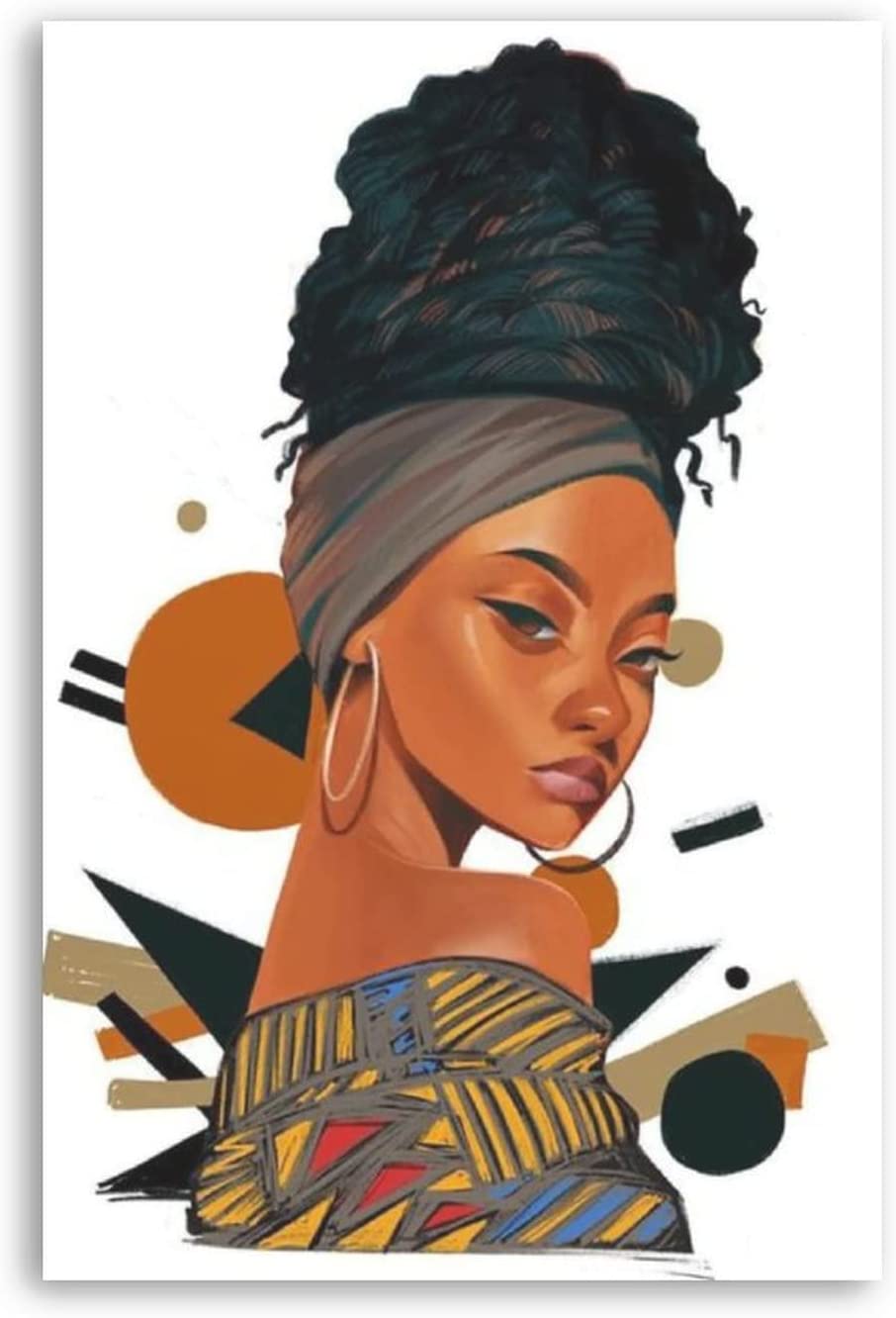 Black Girl Canvas For Room Aesthetic Wall Poster Black Girl Art Canvas Poster Bedroom Decor Office Room Decor Gift