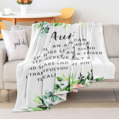 Aunt Gifts from Niece Nephew, Best Aunt Ever Gifts for Aunts from Niece Aunt Flannel Blanket for Auntie Birthday Gifts from Niece Christmas for Aunt