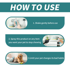Corrective Chewing Spray For Pets, Anti-CatDog Scratching Sofa Chewing Pet Behavior Modification Spray
