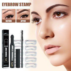 Eyebrow Printing Pen, Quick Makeup Eyebrow Natural Hairline Lazy Easy Waterproof With Eyebrow Card Eyebrow Brush