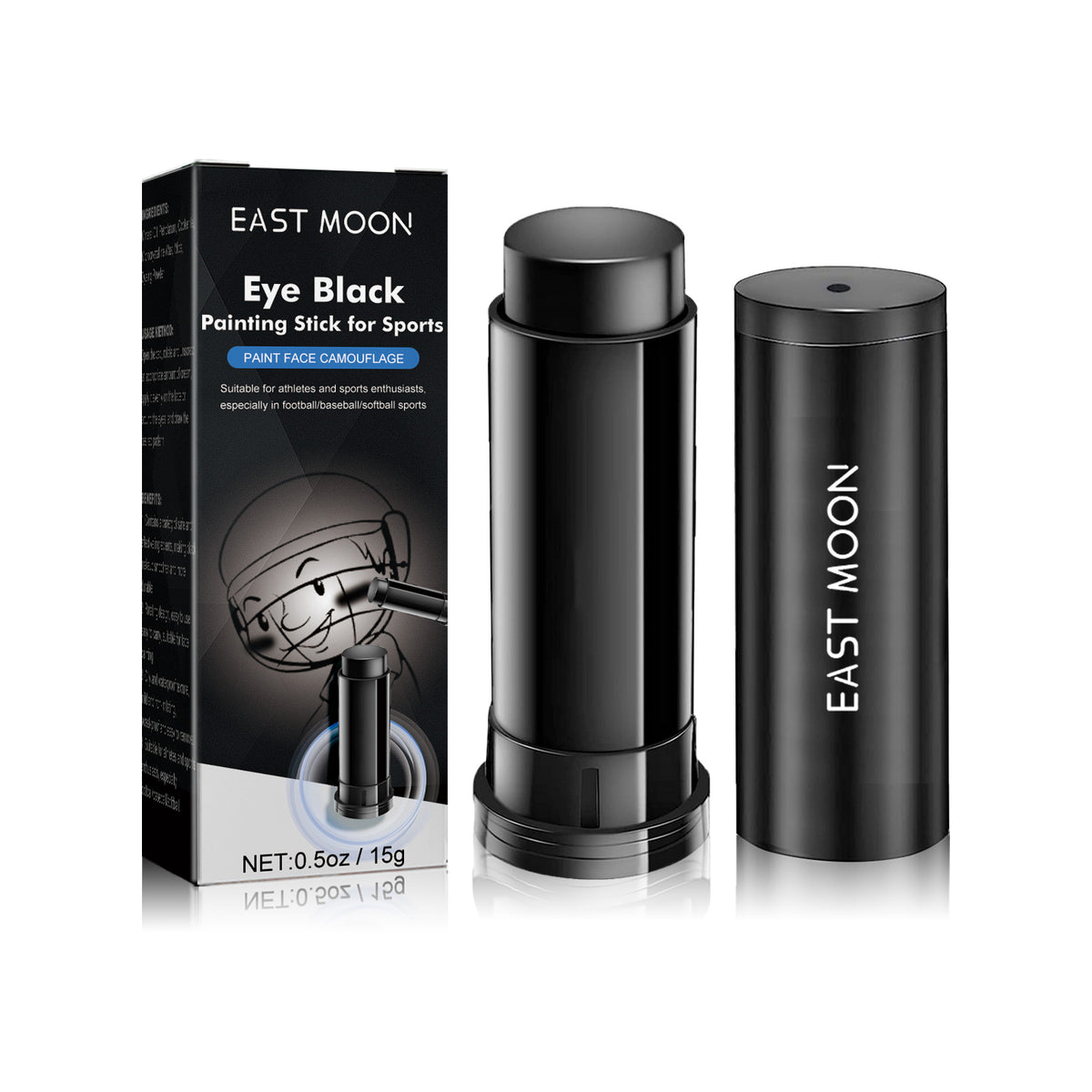 Sports Black Eye Stick Male Outdoor Baseball Players Apply Black Eye Sweat Stick