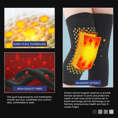 HouKea Wormwood Knee Pads, Massage To Promote Outdoor Sports Knee Joint Warm Breathable Knee Brace