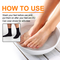 HOUKEA Tourmaline Ionic Body Health Socks, Winter Outdoor Sports Cold And Wind Warm Foot Care Massage Socks