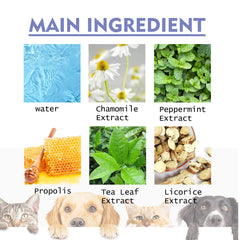 Dog And Cat Tooth Cleaning Spray, Pet Mouth Cleaning Breath Fresh Deodorizing Cleaning Spray