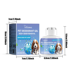 Yegbong 200g Pet Deodorant Gel Air Freshener Long-Lasting Natural Plant Fragrance Clean Cat Dog Body Odor Urine Odor Eliminator