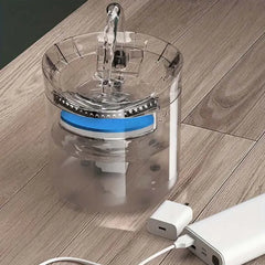 Smart Automatic Pet Water Fountain, Cat Water Fountain, Circulating Water, With 1 Filter Replacement 1 Adjustable Silent 1 Water