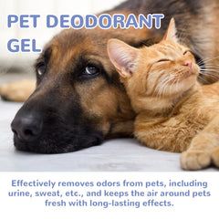 Yegbong 200g Pet Deodorant Gel Air Freshener Long-Lasting Natural Plant Fragrance Clean Cat Dog Body Odor Urine Odor Eliminator
