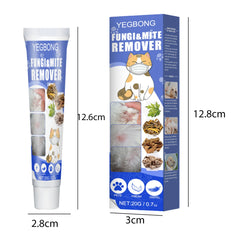 Yegbong Pet Mite Removal Cream Dog Cat Anti Itchy Remove Fungi Improve Skin Fur Herbal Pet Care Cream Pet Mite Removal Ointment