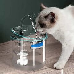Smart Automatic Pet Water Fountain, Cat Water Fountain, Circulating Water, With 1 Filter Replacement 1 Adjustable Silent 1 Water