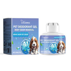 Yegbong 200g Pet Deodorant Gel Air Freshener Long-Lasting Natural Plant Fragrance Clean Cat Dog Body Odor Urine Odor Eliminator