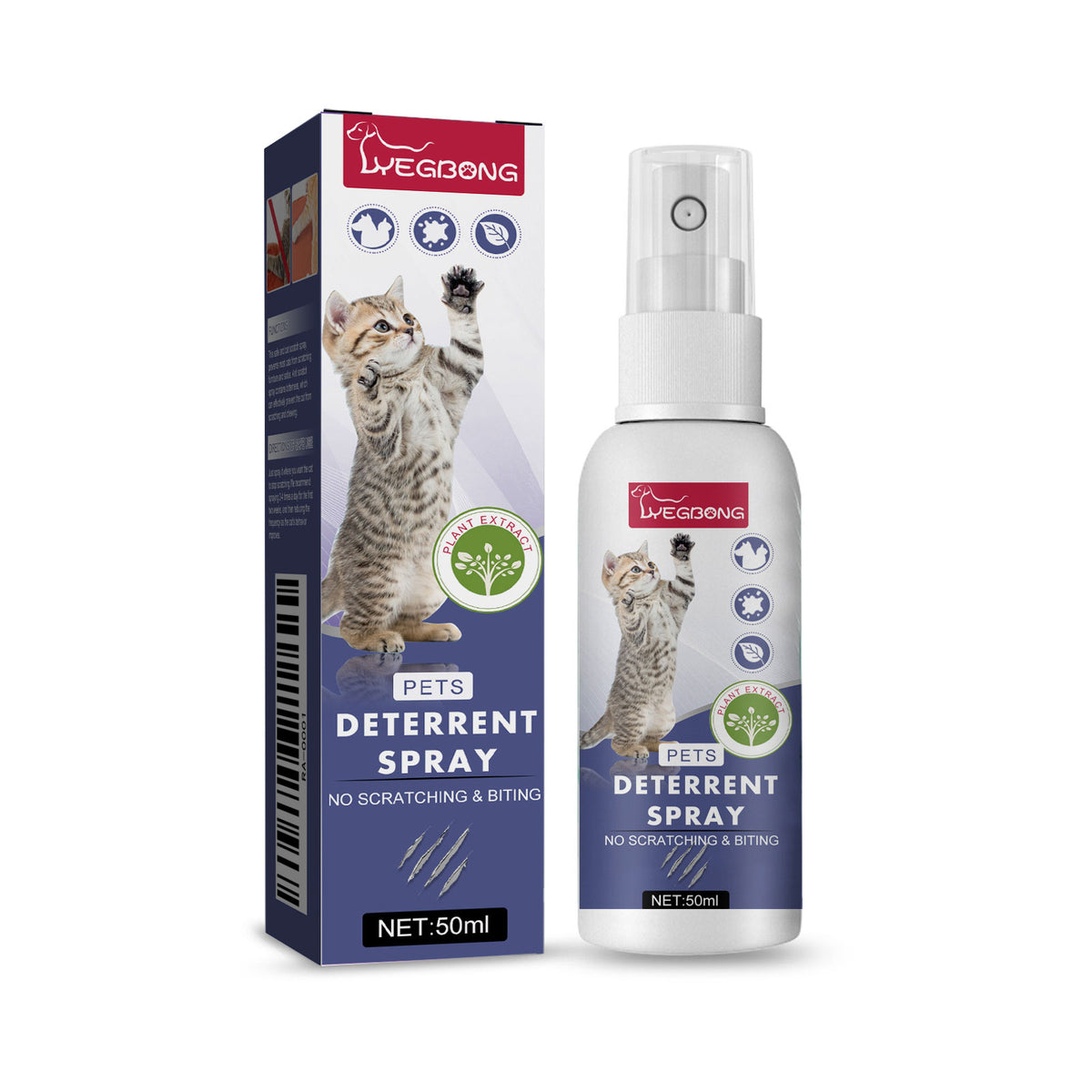 Pet Anti-Scratch Spray Exclusion Zone Set Up Spray Cat And Dog Scratching Door Sofa Anti-Scratch Solution