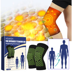 HouKea Wormwood Knee Pads, Massage To Promote Outdoor Sports Knee Joint Warm Breathable Knee Brace