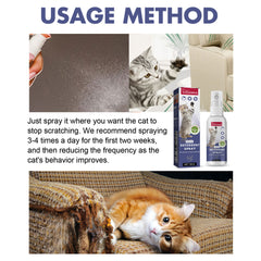 Pet Anti-Scratch Spray Exclusion Zone Set Up Spray Cat And Dog Scratching Door Sofa Anti-Scratch Solution