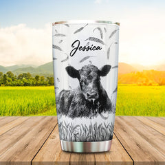 Black Angus The Perfect Day Personalized Tumbler