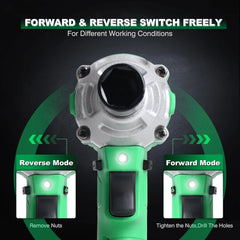 Tegatok 20V rechargeable 3-inch-1 impact wrench, Father's Day gift, Suitable for household tools.