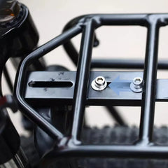 Bike Front Cargo Rack Steel Bicycle Front Fork Luggage Bracket Adjustable MTB Bike Side Mount Bag Stand For Cycling Accessories