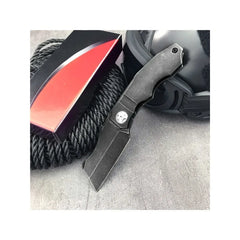 C260 Mini Knife 420 Steel Handle D2 Blade Outdoor Fishing Manual Open Convenient Daily Carrying Multi-function Tools Men's Gift