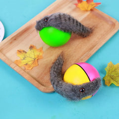 Electric Beaver Weasel Rolling Ball Chasing Claws Bite Toys for Pet Cat Random Puppy Pet Dogs Cat Chew Molar Toys