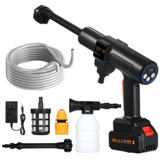 Car Washer Gun 300W Wireless Handheld High Pressure Foam Producer 24V Car Water Gun for Auto Home Garden lever Machine US Plug