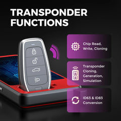 KM100E Autel Key Fob Programmer Immobilizer Tool Free Update Key Creation IMMO Learning Chip Read Cloning Tools PK IM508