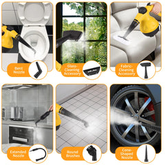 Multi Purpose Hand-held High Temperature Steam Cleaner for Kitchen Range Hood Cleaning Home Bathroom Car Cleaning Tools