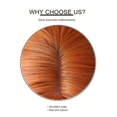 High-temperature Silk Wig Natural Realistic Super Light Fake Wig For Cool Women Girl Party Cosplay Wig Everyday Fashion Modeling
