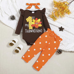Spring And Autumn Children's Clothing For Girls Baby Letter Printing Leisure Children's Baby Clothing Set New Girl Clothes 7 8