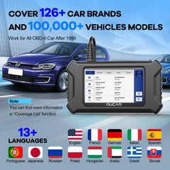 MUCAR CS90 OBD2 Scanner 28 Resets Services Lifetime Free Update Car Tools OBD II Diagnosis Engine Systems Diagnostic Tools