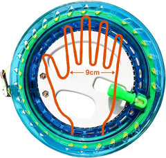 New Arrive High Quality 16cm Kite Blue Wheel For Big Kite Flying Traction Tools Kite Handle Wheel With 650ft Line