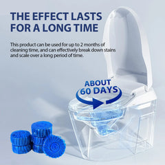 12Pcs Toilet Cleaner Toilet Cleaning Tablets Yellow Dirt Cleaning Products for Home Fragrance Freshener Bathroom Domestic Garden