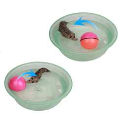 Electric Beaver Weasel Rolling Ball Chasing Claws Bite Toys for Pet Cat Random Puppy Pet Dogs Cat Chew Molar Toys