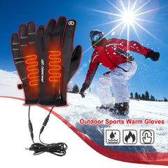 Sports Gloves Winter Men Women Touch Screen Gloves Motorcycle Fleece Zipper Warm Waterproof Cycling Windproof Non-slip Gloves