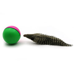 Electric Beaver Weasel Rolling Ball Chasing Claws Bite Toys for Pet Cat Random Puppy Pet Dogs Cat Chew Molar Toys