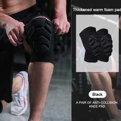 1 Pair Unisex Knee Pads Construction Work Thickened Sponge Sports Kneepad for Fitness Basketball Volleyball Leg Brace Protector