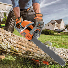 20 Inch 58CC Gas Chainsaw Gasoline Powered Chain Saw 2 Cycle Engine Single Cylinder for Cutting Wood Outdoor Garden Farm Home