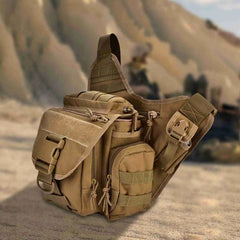 Waterproof Fishing Shoulder Bags Outdoor Sports Cycling Crossbody Chest Single Backpack Travel Climbing Camping Tactical Handbag
