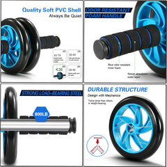 New 5 In 1 Abdominal Fitness Wheel Indoor Sports Product Push Up Support AB Wheel Multi-function Fitness Equipment Household